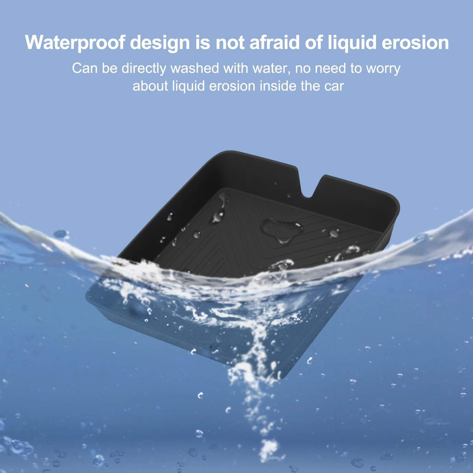 SMABEE для RIVIAN R1T R1S Secone Row подлокотник коробка хранения силиконовый автомобильный