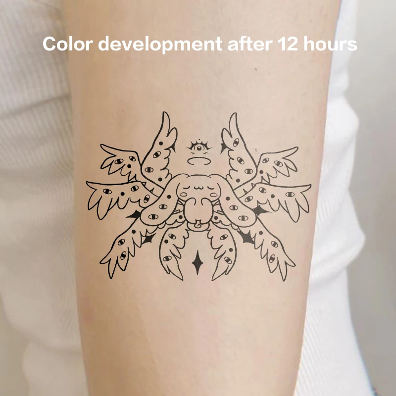 Корейская мода аниме ангел щенок травяной сок татуировка наклейка для женщин