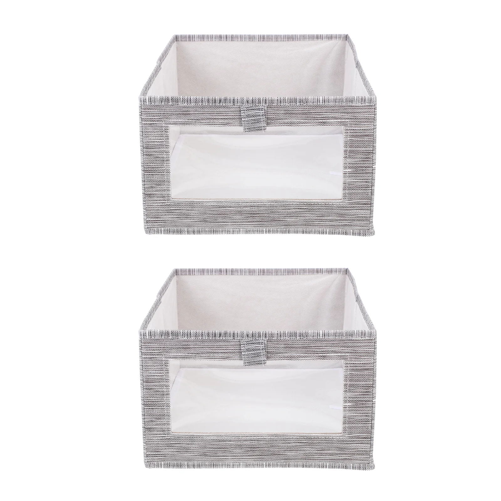 

2pcs Indoor Storage Box Multipurpose Storage Container Folding Sundries Box