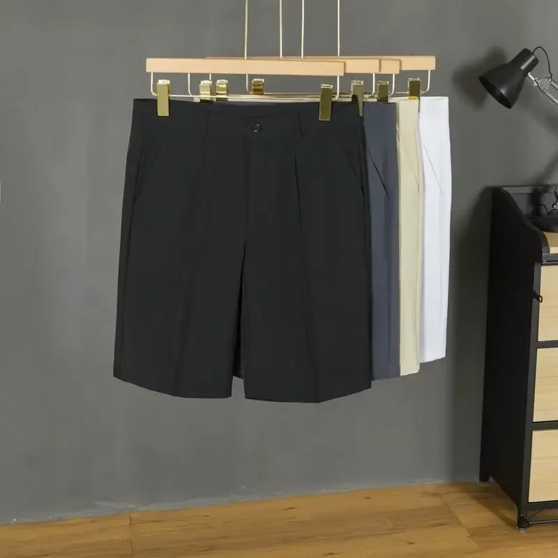 Мужские свободные прямые повседневные брюки модные шорты в Корейском стиле из 5