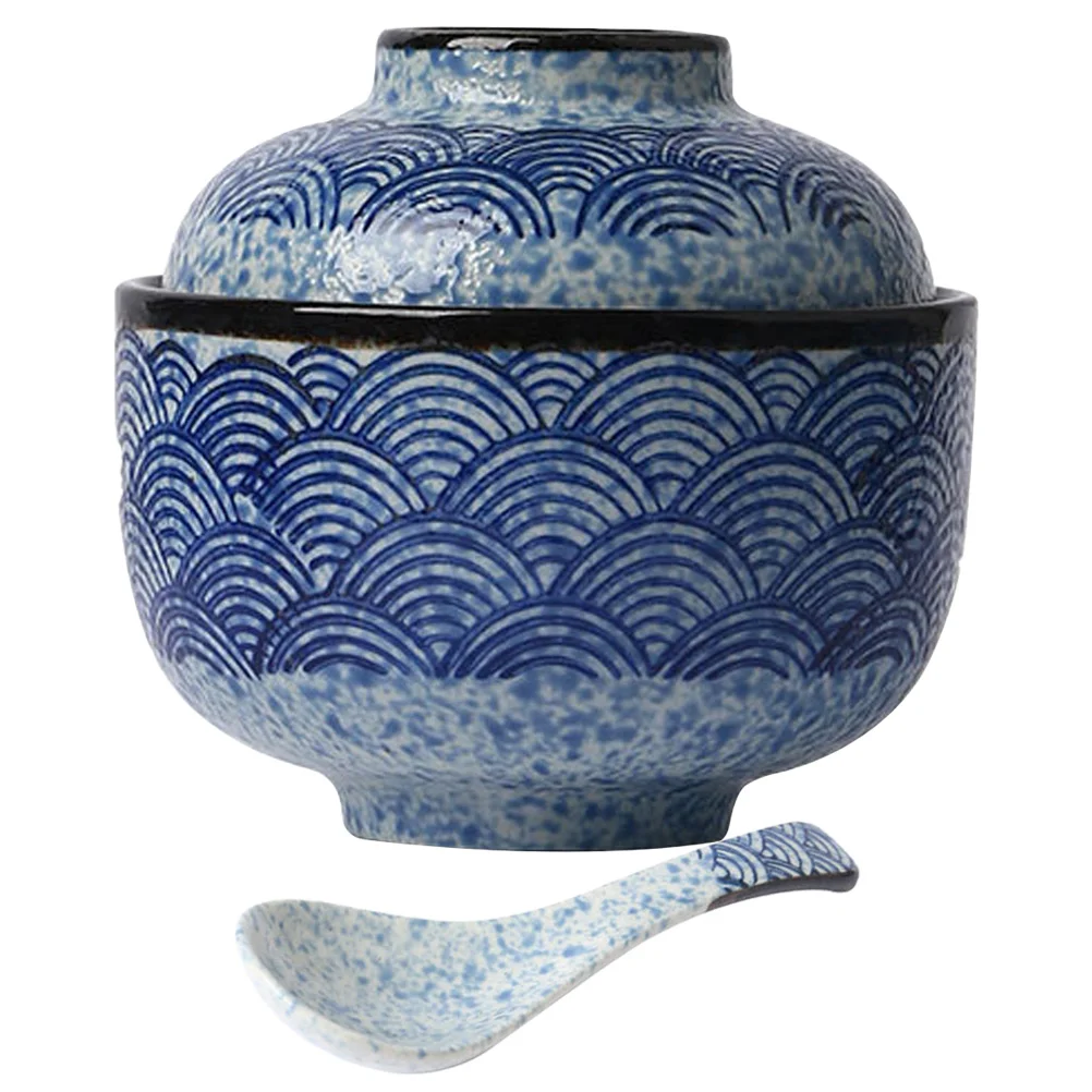 Керамический горшок для тушения японская миска лапши рамэн сервировка с набором