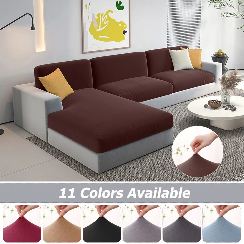 

Velvet Fabric Sofa Cushion Covers Plush Sofa Seat Cover For Living Room Modular Sofa Slipcovers Warm Couch Covers For Home Hotel