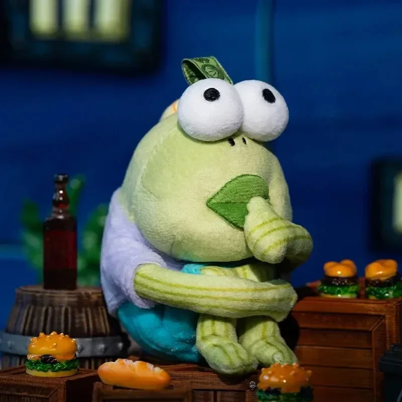 Фото POP MART Серия Bikini Bottom Buddies: Загадочные игрушки-сюрпризы в закрытых коробках, аниме-фигурки, куклы, подарки для девочек и детей, украшения №1