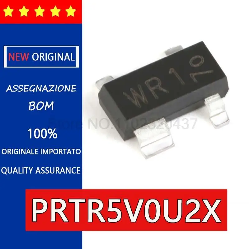 5 шт. оригинальный электростатический защитный диод PRTR5V0U2X SOT-143 WR1 светильник
