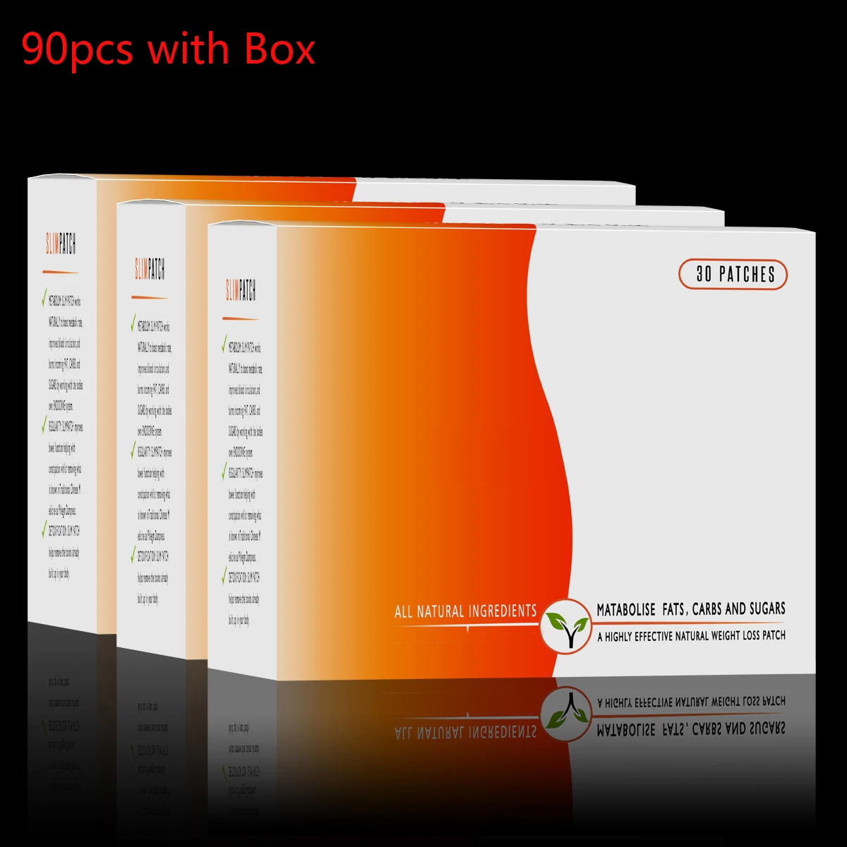 

Пластырь для снижения веса живота и бедер, 90 наклеек