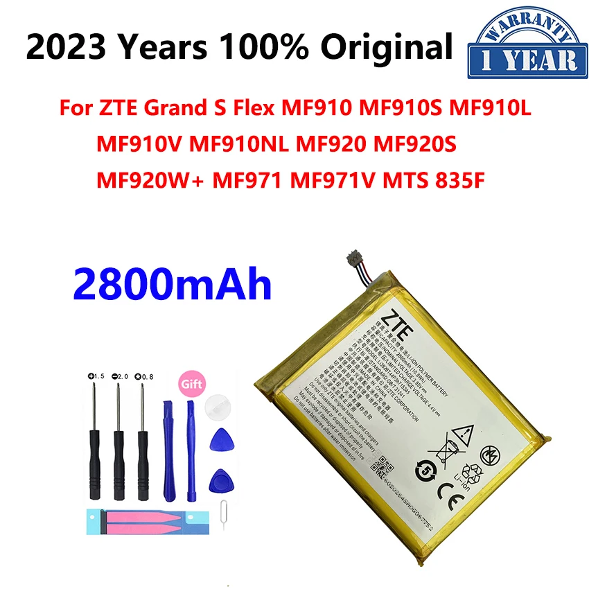 100% Оригинальный аккумулятор LI3820T43P3h715345 Li3823T43P3h715345 для ZTE Grand S Flex MF910 MF910S MF910L MF910V MF910NL 2800 мАч 100% Оригинальный аккумулятор LI3820T43P3h715345 Li3823T43P3h715345 для ZTE Grand S Flex MF910 MF910S MF910L MF910V MF910NL 2800 мАч