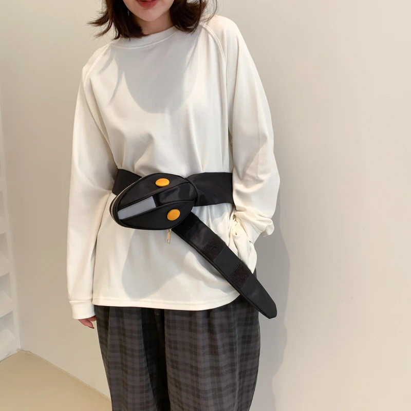 

Модные поясные сумки со змеиной головой для женщин, нагрудная сумочка из ткани Оксфорд, роскошные дизайнерские мужские повседневные забавные мешки