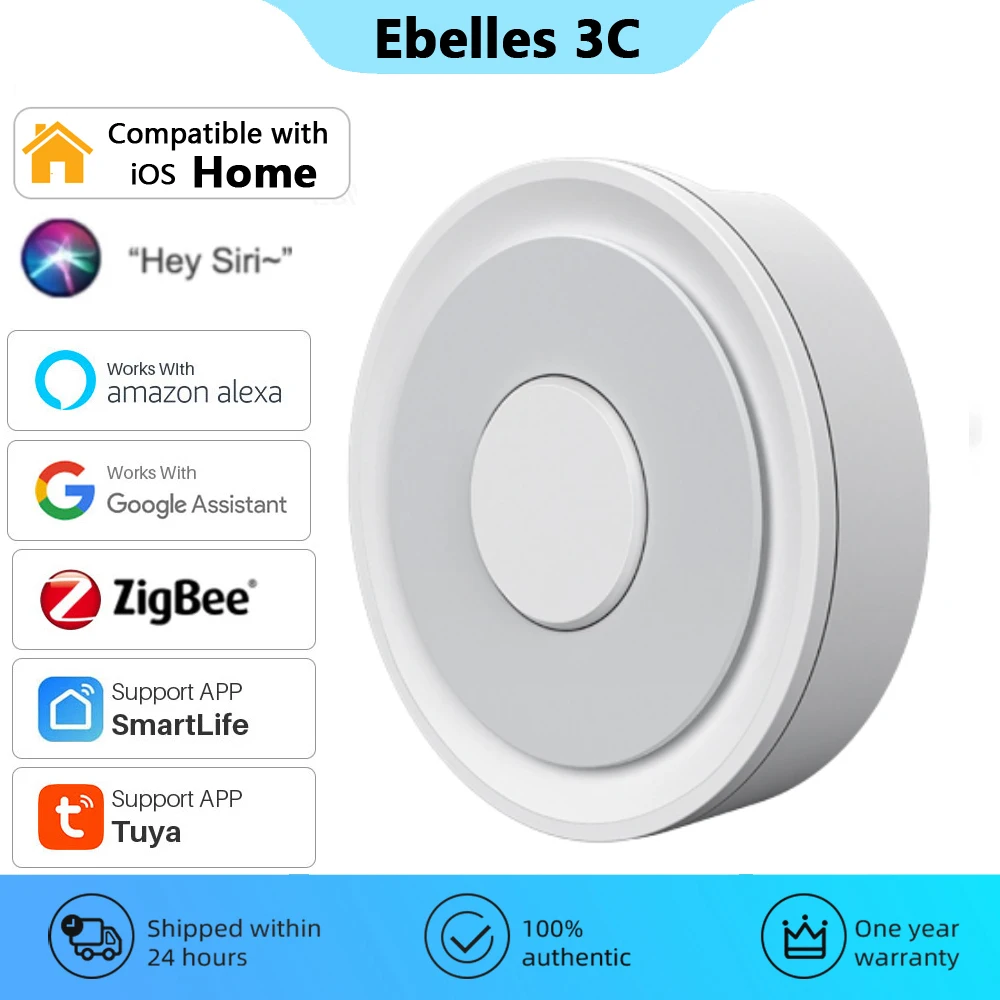 

for HomeKit ZigBee 3.0 Gateway Hub Tuya Smart Home Bridge Smart Life Automation Voice Control Works with Siri Alexa Google