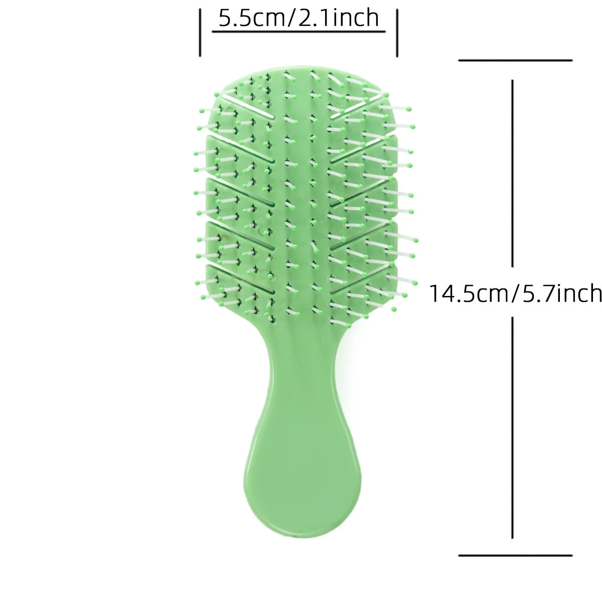 Autumnfish Мини пушистая Расческа для укладки розовая зеленая Массажная кожа головы