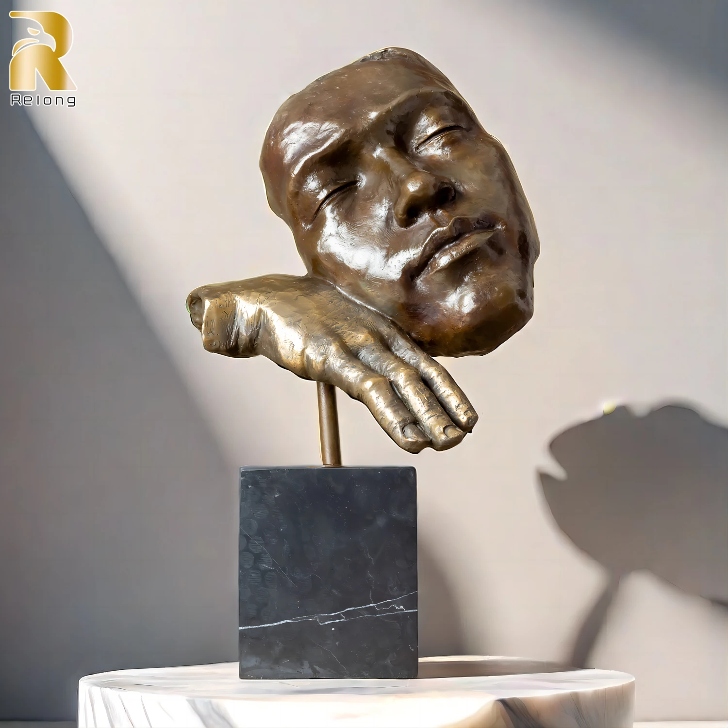 Сальвадор Дали современное искусство отдых человек бронзовая статуя бюст 41 см