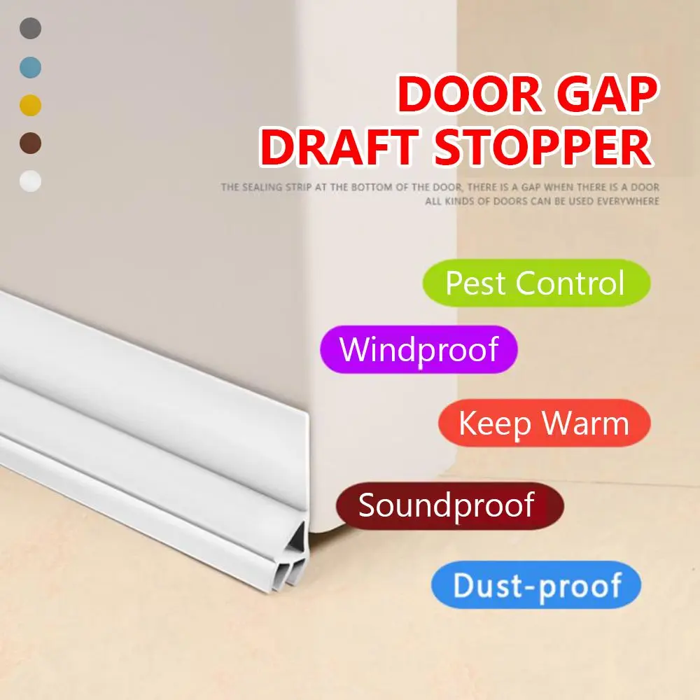 

Windproof PVC Noise Reduction Door Bottom Sealing Strip Door Draft Stopper Weather Stripping Draught Excluder