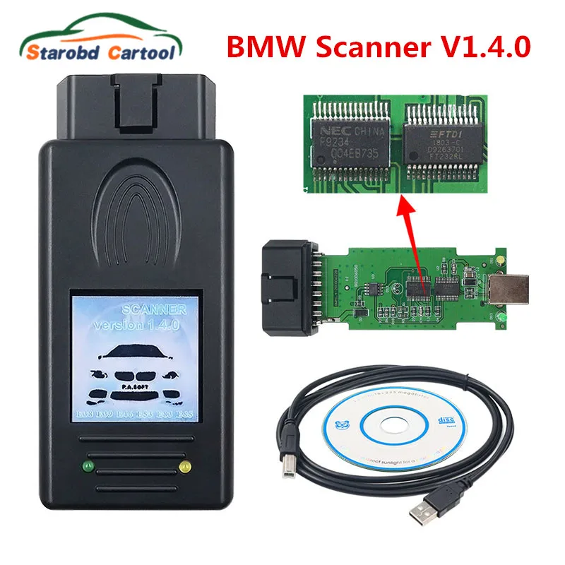 Качественный кабель для BMW K DCAN Switch + in pa OBD2 Диагностический USB интерфейс