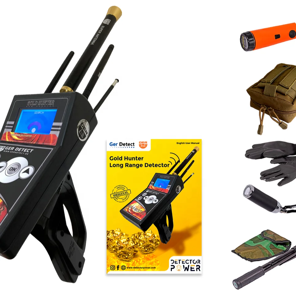 

SUMMER SALES DISCOUNT ON New Original Outdoor GER Detect Hunter Metal Detector Best Geolocator for Gold with Pinpointer Hot