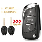 Умный телефон Kutery с 3 кнопками, 433 МГц, чип ID62 для Subaru Forester Outback Legacy 2008-2014