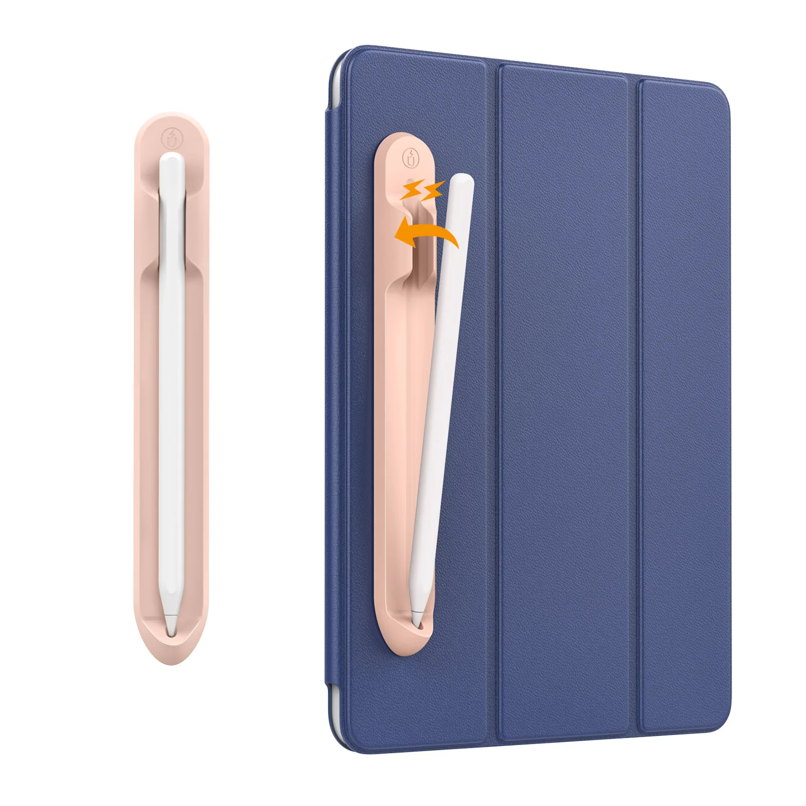 

Держатель для карандашей Apple Pencil 1 2, мягкий силиконовый держатель для карандашей с защитой от потери, Магнитный чехол, аксессуары для ручек