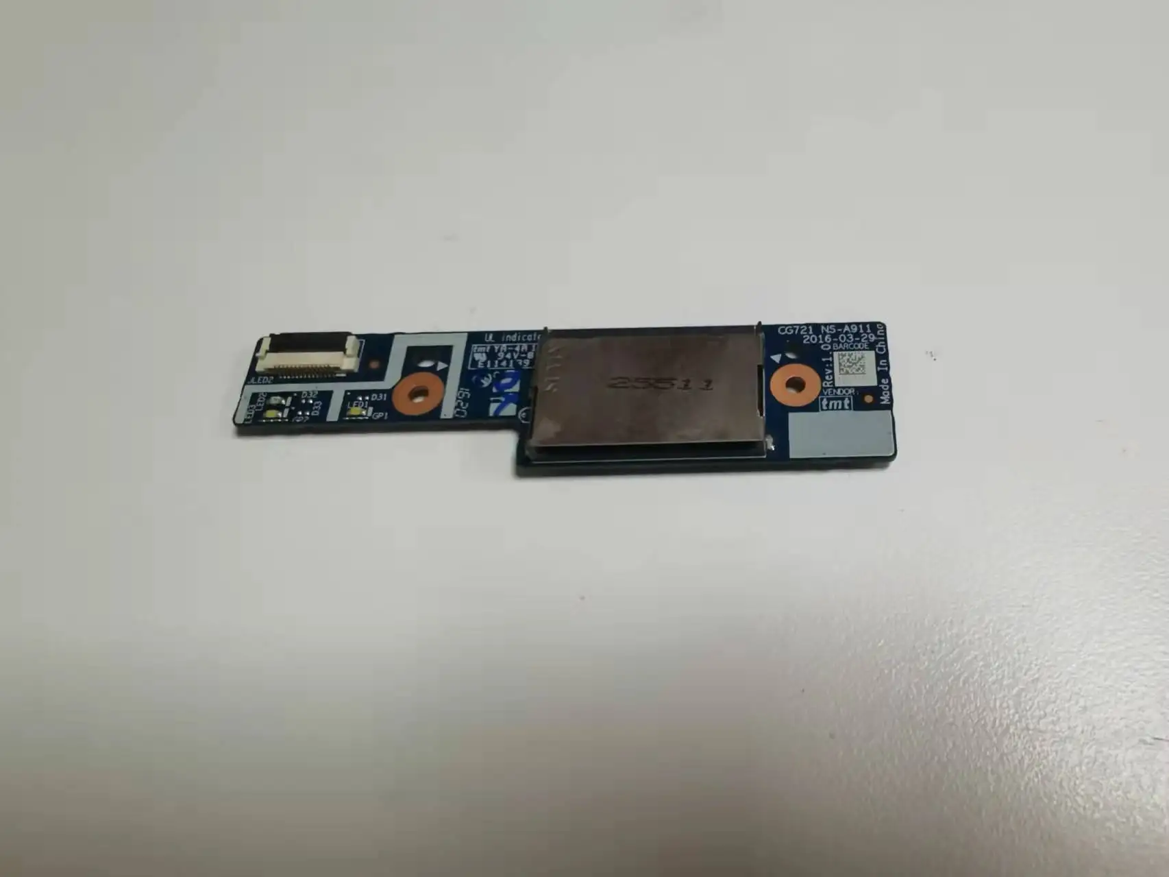 

Для ноутбука Lenovo 110-17IKB, кардридер с кнопкой, CG721 NS-A911