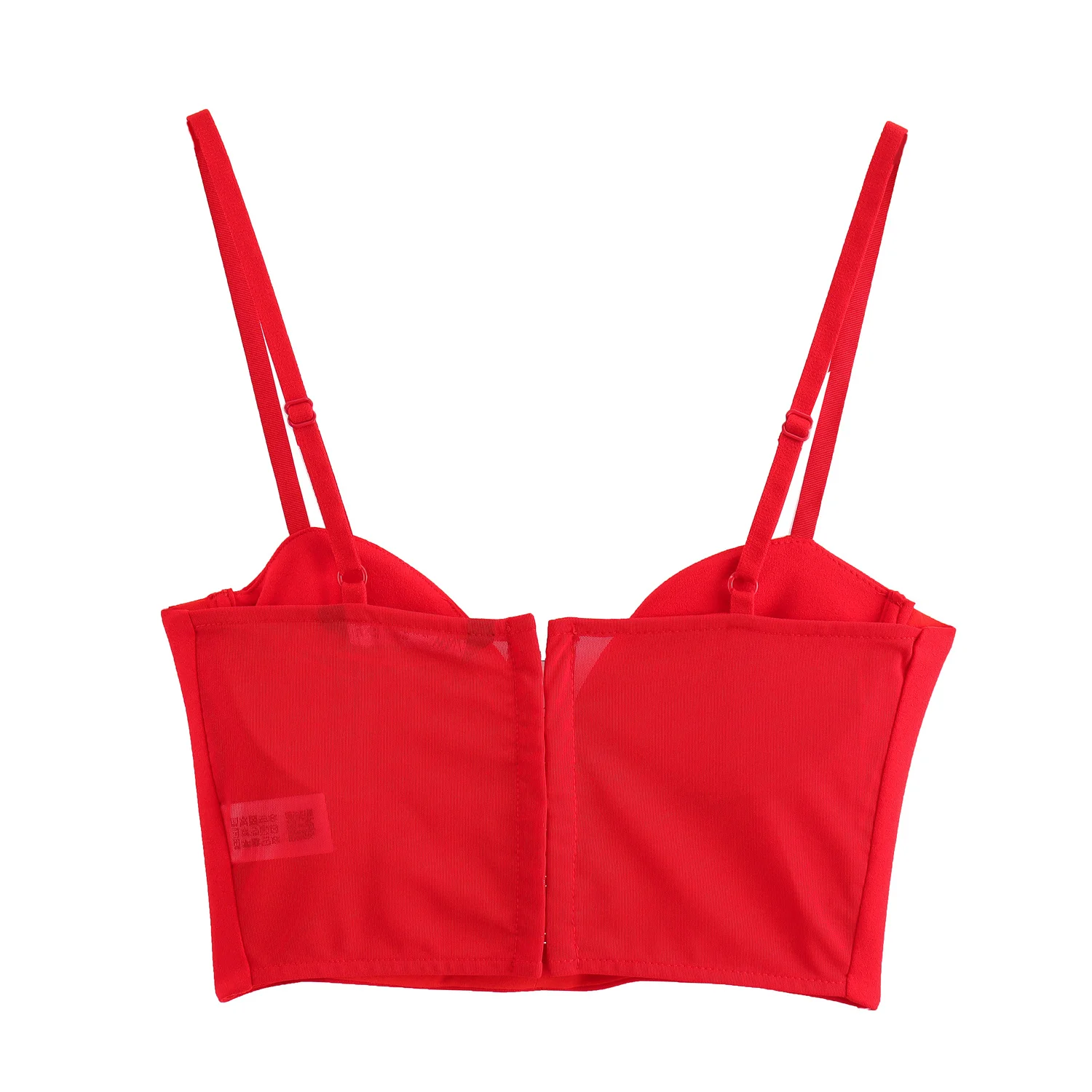 Сексуальные женские майки TRAF с открытой спиной летние пляжные шикарные