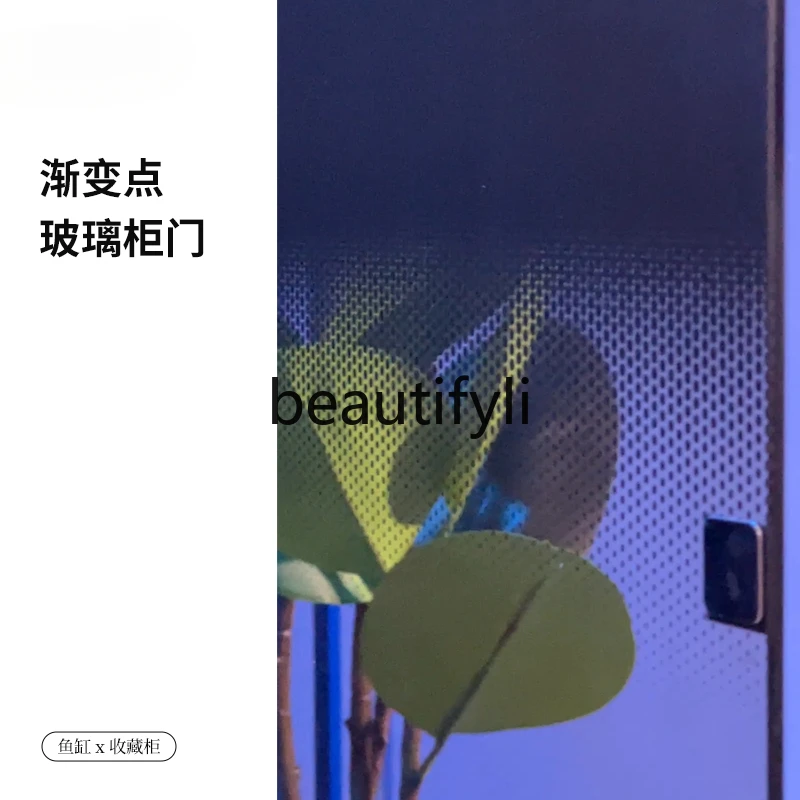 Аквариум Xuanying для золотых рыбок ультрабелый стеклянный небольшой экологический