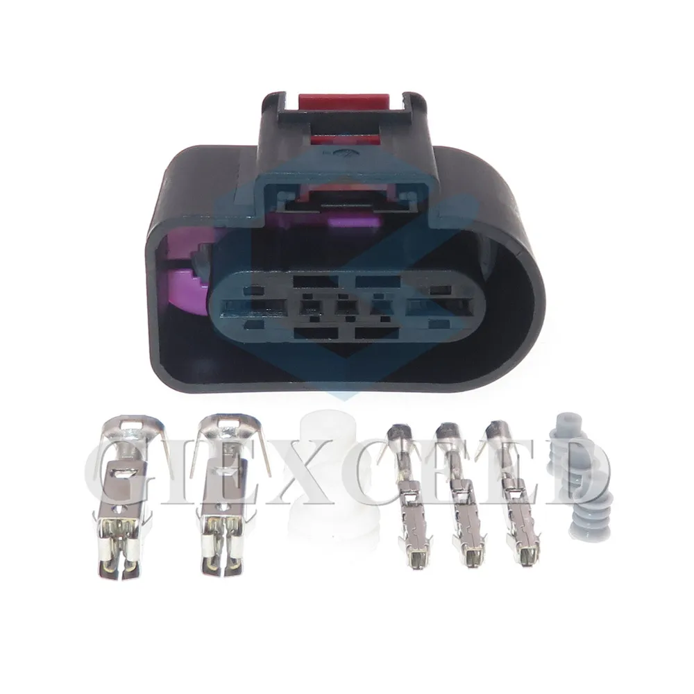 

1 комплект 5-контактных автомобильных разъемов 1K 0919231 1К 0919230 Автоматический бензиновый топливный насос, композитный разъем переменного тока в сборе для VW Audi