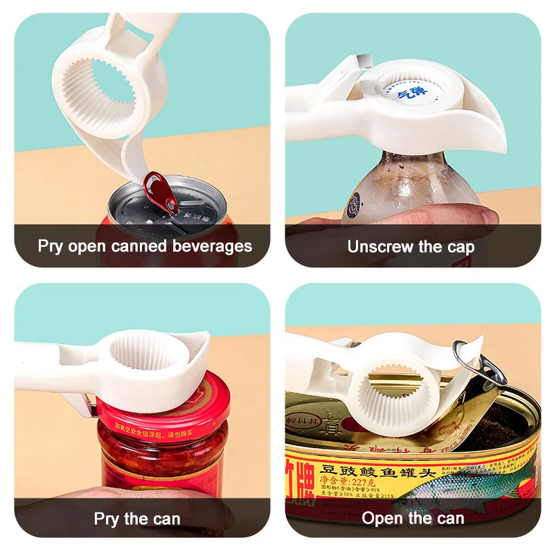Многофункциональная открывалка для бутылок четыре в одном креативная форма