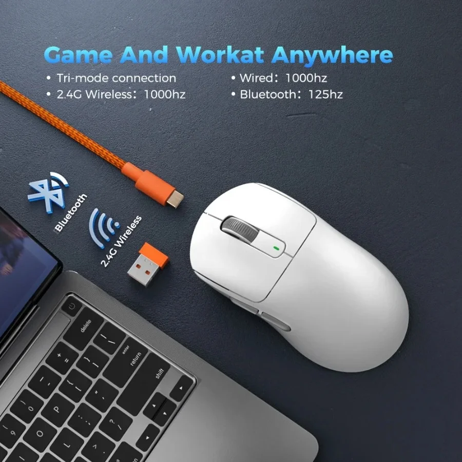 Мышь компьютерная беспроводная газовая с перезаряжаемой батареей 55 г