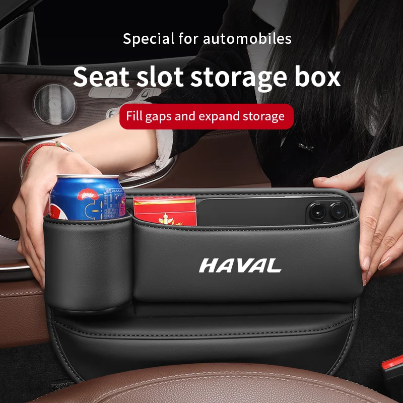

Car Seat Gap Organizer Storage Box Pocket Cup Phone Holder For Haval F5 M6 H2S F7X F7 H4 H6 Jolion H9 Auto Interior Accessories