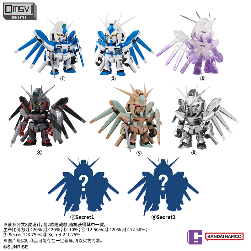 Новая коллекционная мини-фигурка Bandai Namco Hi V Gundam QMSV в слепой коробке, аниме-игрушка, украшение для хобби, коллекционная вещь, подарок, в наличии (art.: 3920dbe46940e) - 3920dbe46940e
