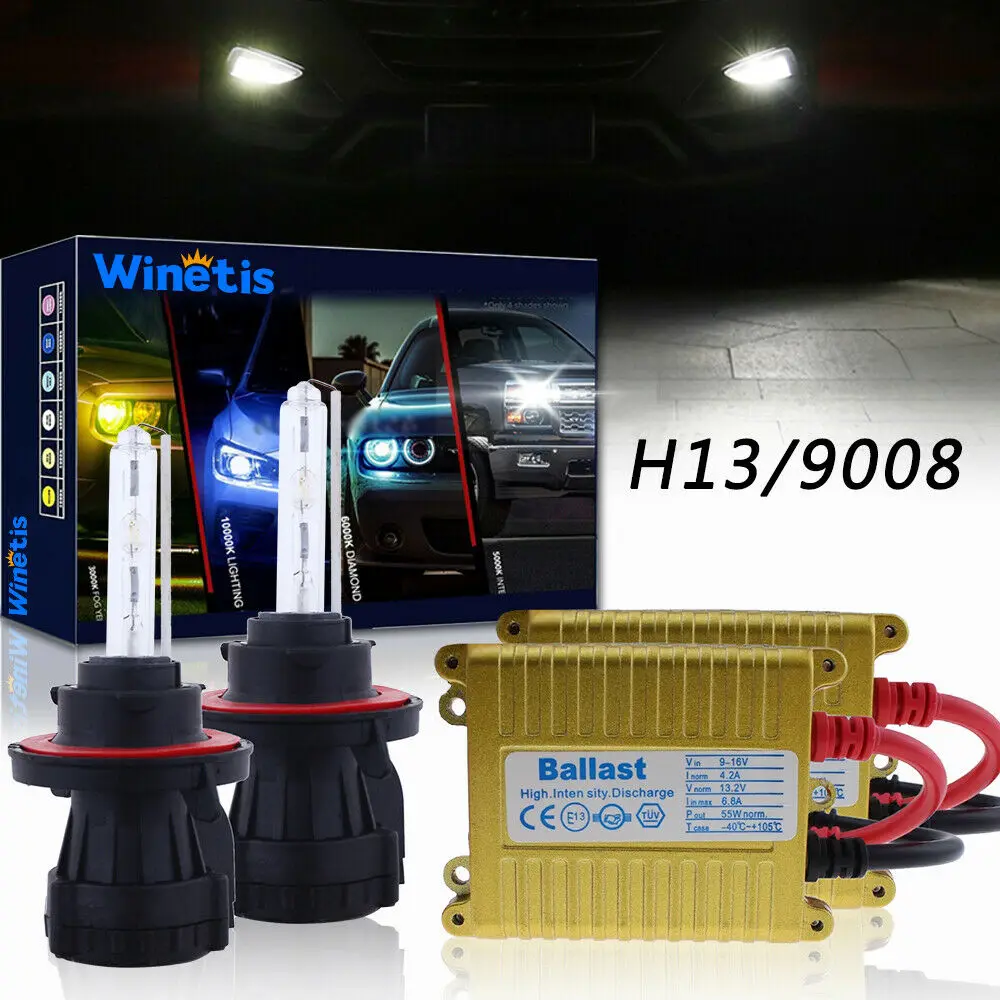 

55W H13 Bi-Xenon Hid Headlight Bulb 5000K For Ford F-150 04-2014 F-250 Oem White