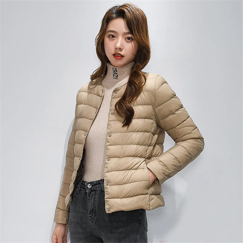 7XL 2023 Two Wears Winter Ultra Light White Duck Down Jacket Parkas Women Lightweight Short Coat Female Oversize Puffer Outwear