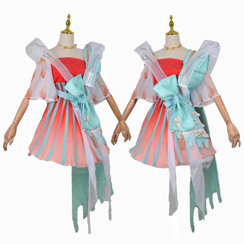 

Hot Game King of Glory Yao Meet The God Deer Lolita Cute Dress Cosplay Costumes Halloween Christmas Carnaval Party Outfits