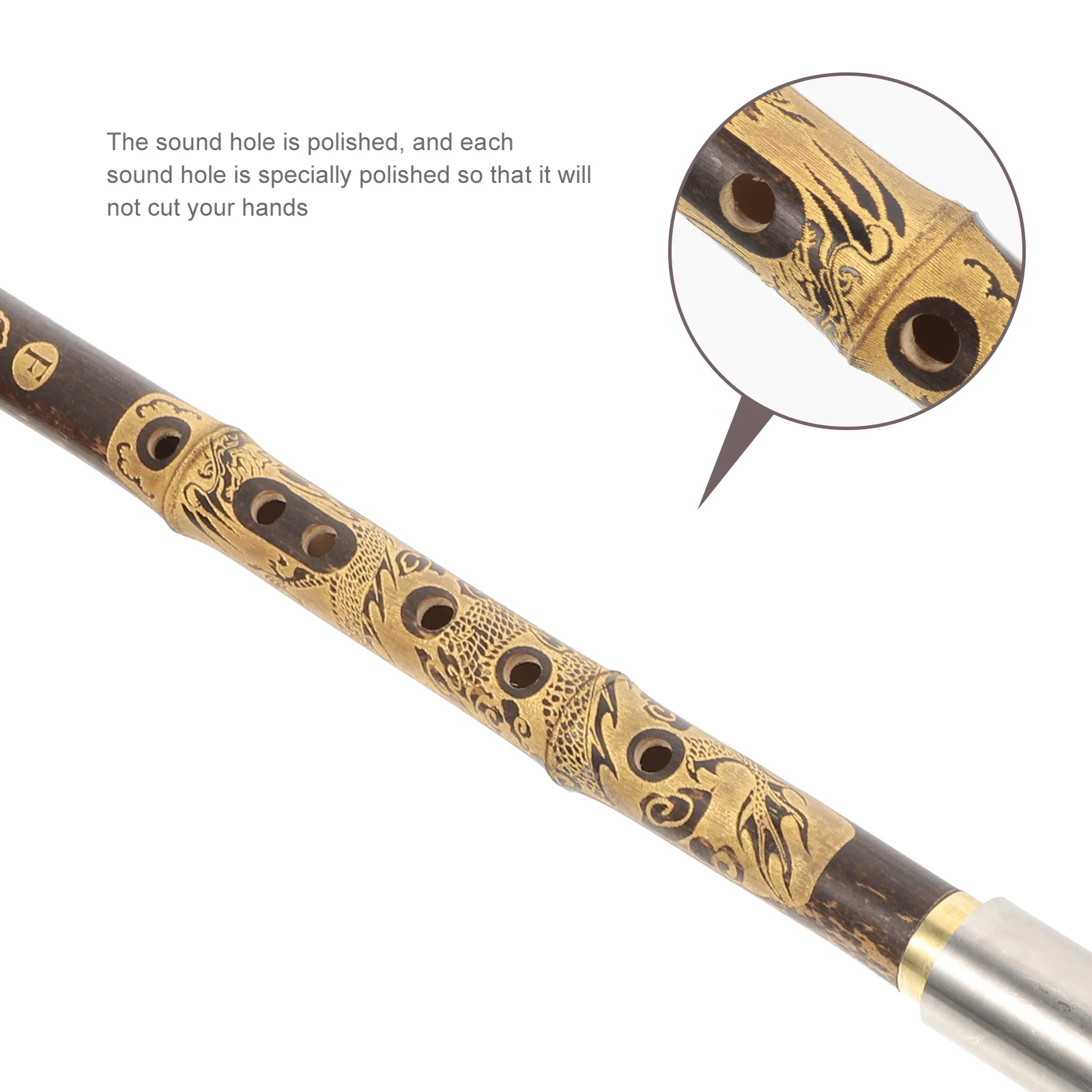 Вертикальные портативные Cross Blow Bau флейта музыкальные инструменты нос медный