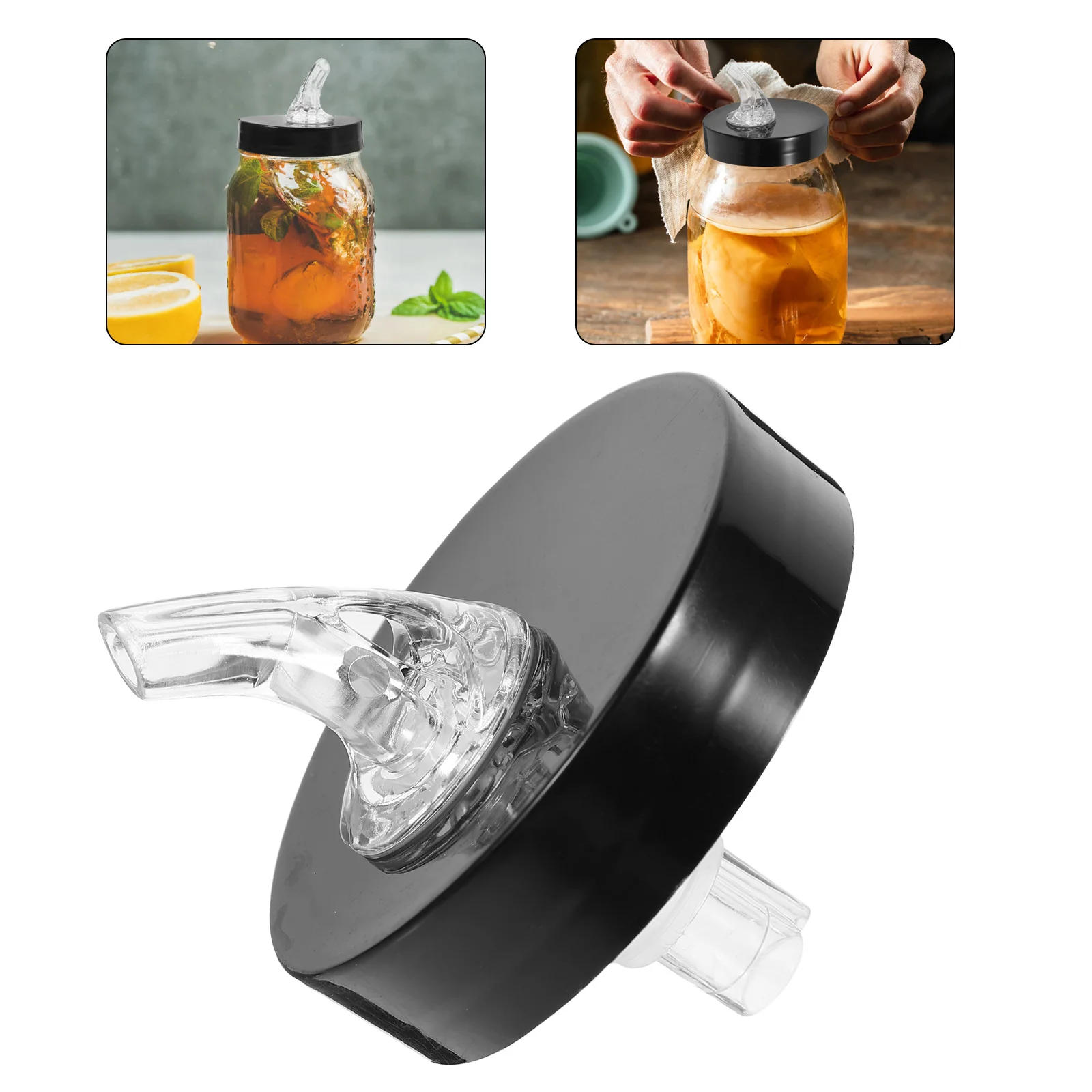 

Jar Spout Lids Mason Pour Oil Canning Dispenser Spouts Lid Pourer Mouth Widebottle Caps Vinegar Oliveregular Can Cover Jam