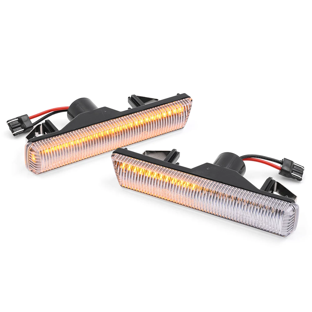 

Динамические светодиодные повторители указателей поворота для BMW 3 серии E46 M3 7 серии E38 01-06 Поворотные лампы Canbus Fender без мерцающих боковых маркеров