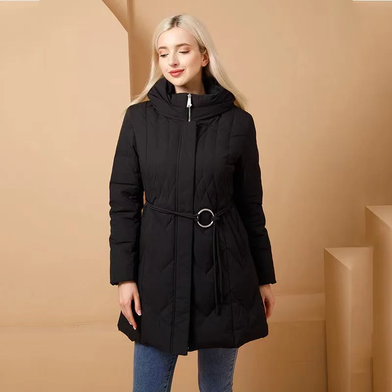 2022 New Arrival Fashion Slim Women Winter Jacket Cotton Padded Warm Thicken Ladies Coat Long Coats Parka Womens Jackets куртки
