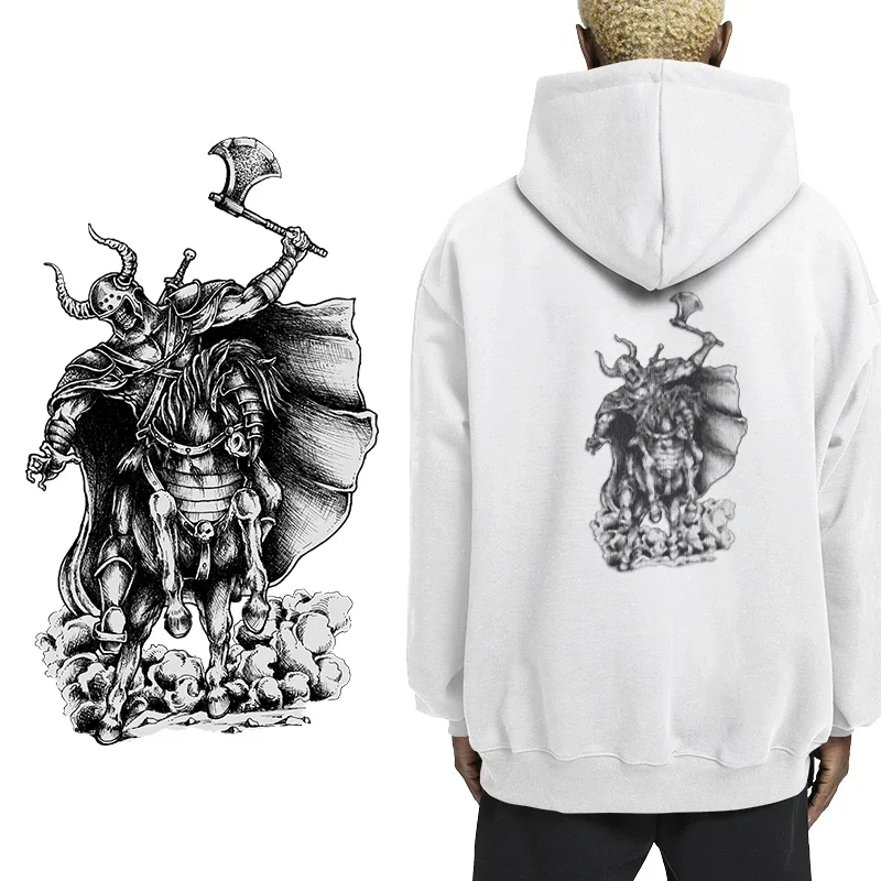 Популярная уличная черно-белая дизайнерская термонаклейка DTF наклейки