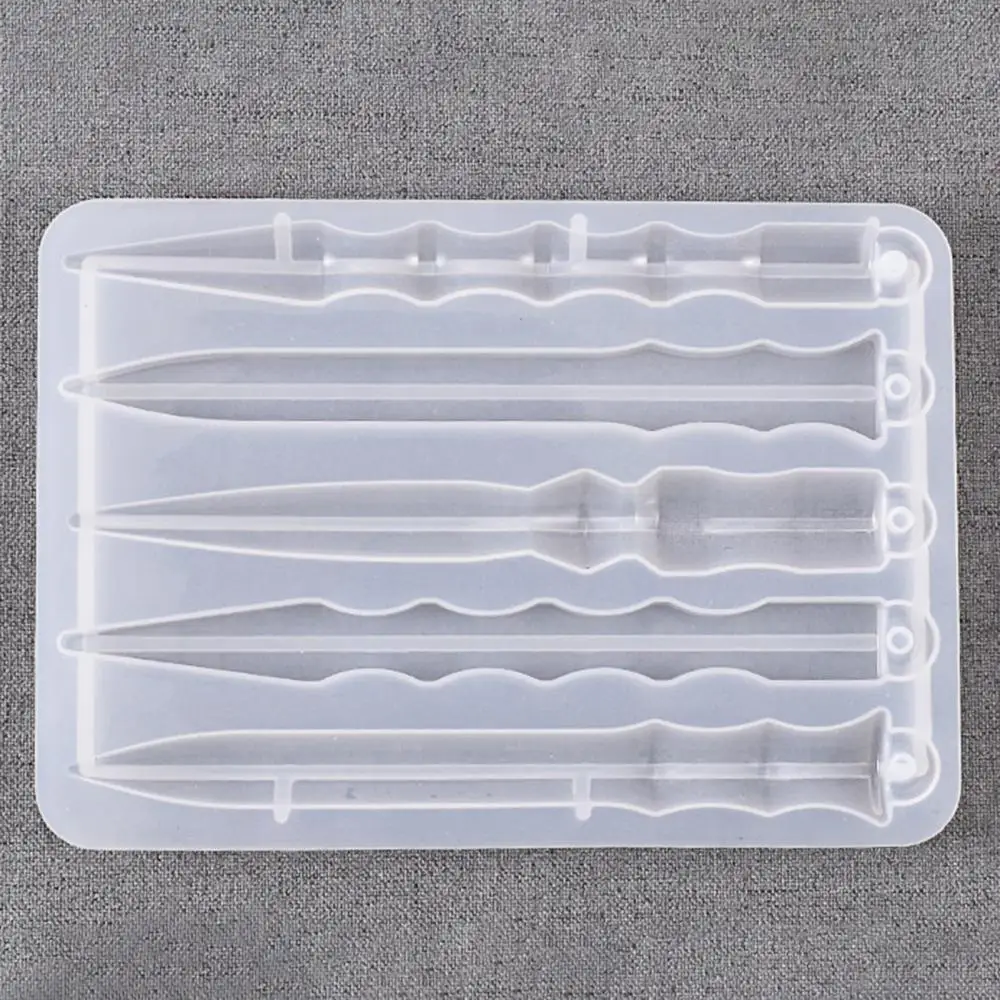 Форма для смолы форма рукоделия силиконовая эпоксидная самообороны брелка литье