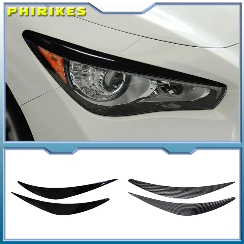 Налобный фонарь для Infiniti Q50 S 2014-2023 передняя фара автомобиля веко налобный триммер