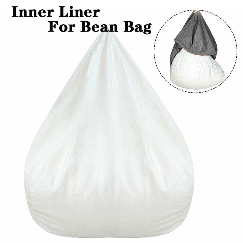 

Lazy Bean Bag Sofa Cover Inner Chair No Filler Bean Bag Chair Lining Cotton Linen Suitable for Living Room Bean Bag Cover