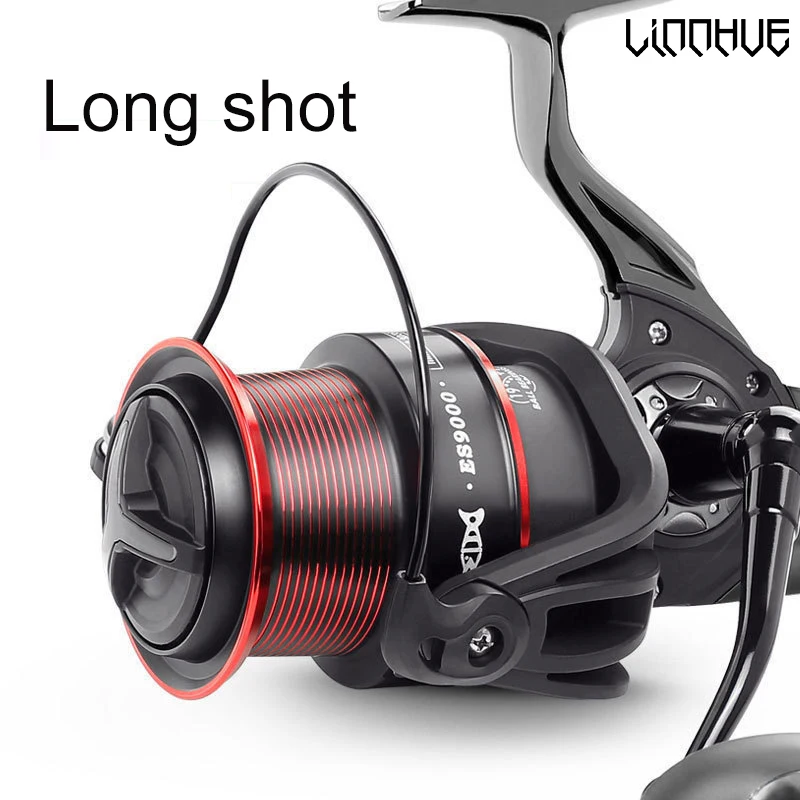 

LINNHUE New Big Metal Fishing Reel 9000 10000 12000 Strong Drag Spinning Reel 4.9:1 Casting Reel Sea Boat Trolling Accesorios