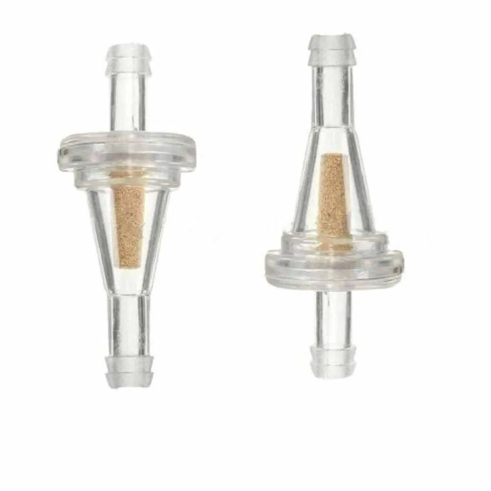

Motorcycle Parts Gas Fuel Filter Motor Motorcycle Inline Nylon & Bronze Element Snowmobile Transparent & Gold 1/4inch 10pcs