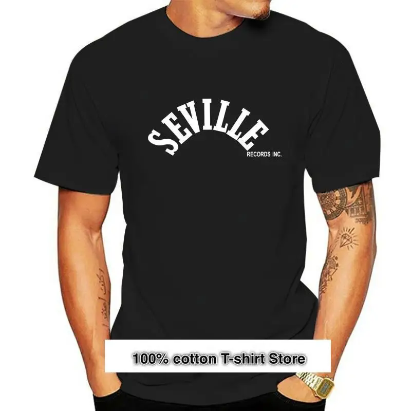

Camiseta Seville Records 100% algodón, camisa de Marcie Blaine Ernie Maresca, informal, para niño, con descuento