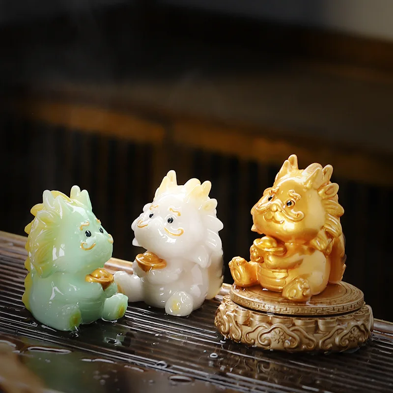 Китайский дизайн чай для домашних животных обесцвечивания из смолы милый