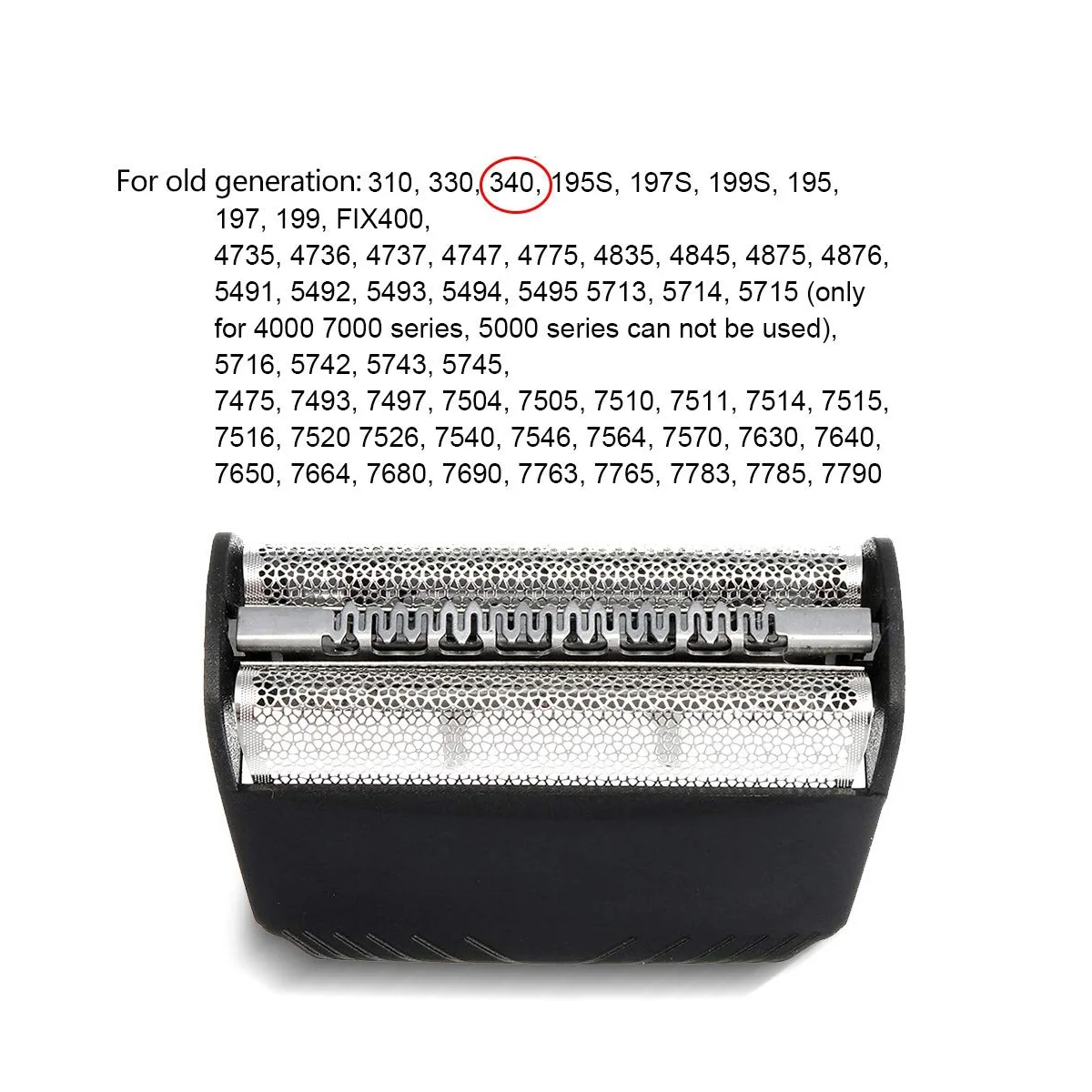 Сменное лезвие для бритвы 30B BRAUN 330 199 197S-1 195S-1 4845 4745 5743 7516 7475 7493 7763 7783