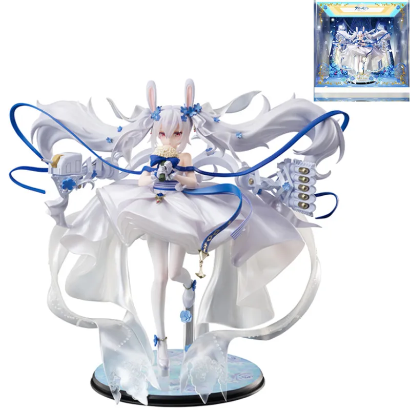 

24Cm Hpoi Alter Azur Uss Laffey Rabbit Wedding Dress Static Doll Collectible Model Lovely Cartoon Toys Children Christmas Gifts