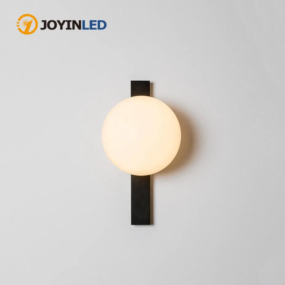 

Modern Led Wall Lamp Ball Indoor Lighting Fixture Sconce Corridor Aisle Hall Bedroom Kitchen Round Decorative Lights