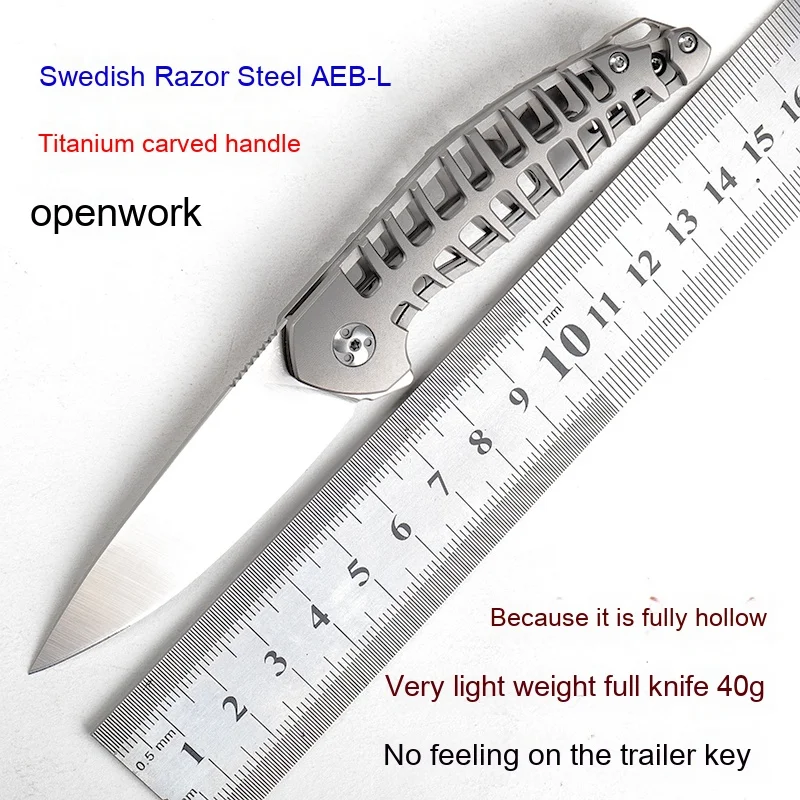 

Sweden Razor Steel a Folding Knife Portable Knife Outdoor Survival Knife Folding Tool Knife High Hardness Self-Defense Knife
