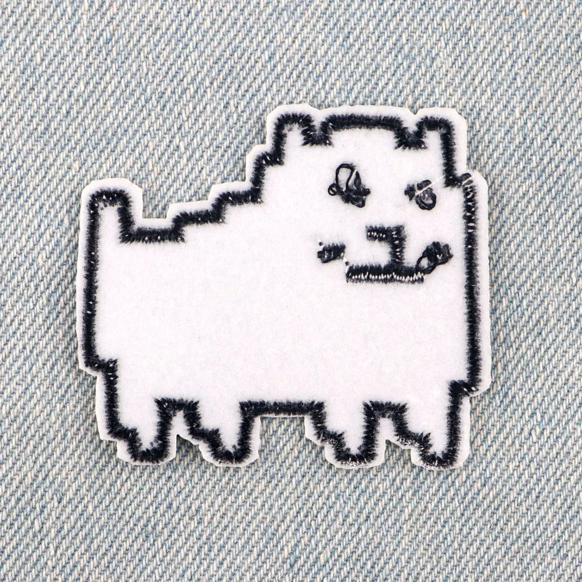 Наклейка Pixel Dog патч аппликация сделай сам наклейка для шитья одежды куртки