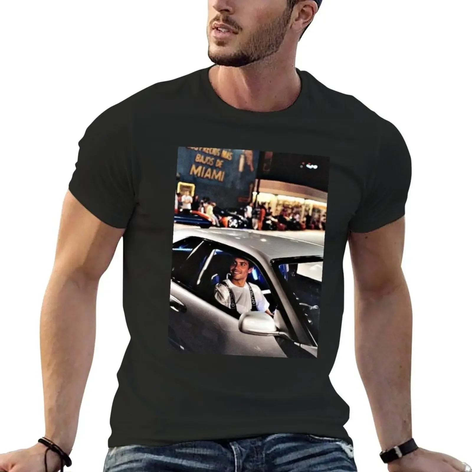 Футболка Paul Walker-Fast and Furious аниме спортивные фанаты заготовки футболка для мужчин