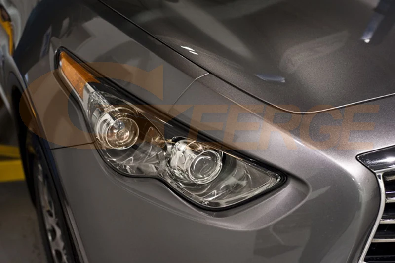 

Для Infiniti FX FX35 FX37 FX50 QX70 2009-2017 отличный ультра яркий CCFL ангельские глазки комплект колец Halo автомобильные аксессуары