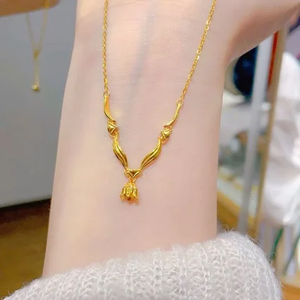 Ожерелье с лилией в долине для женщин